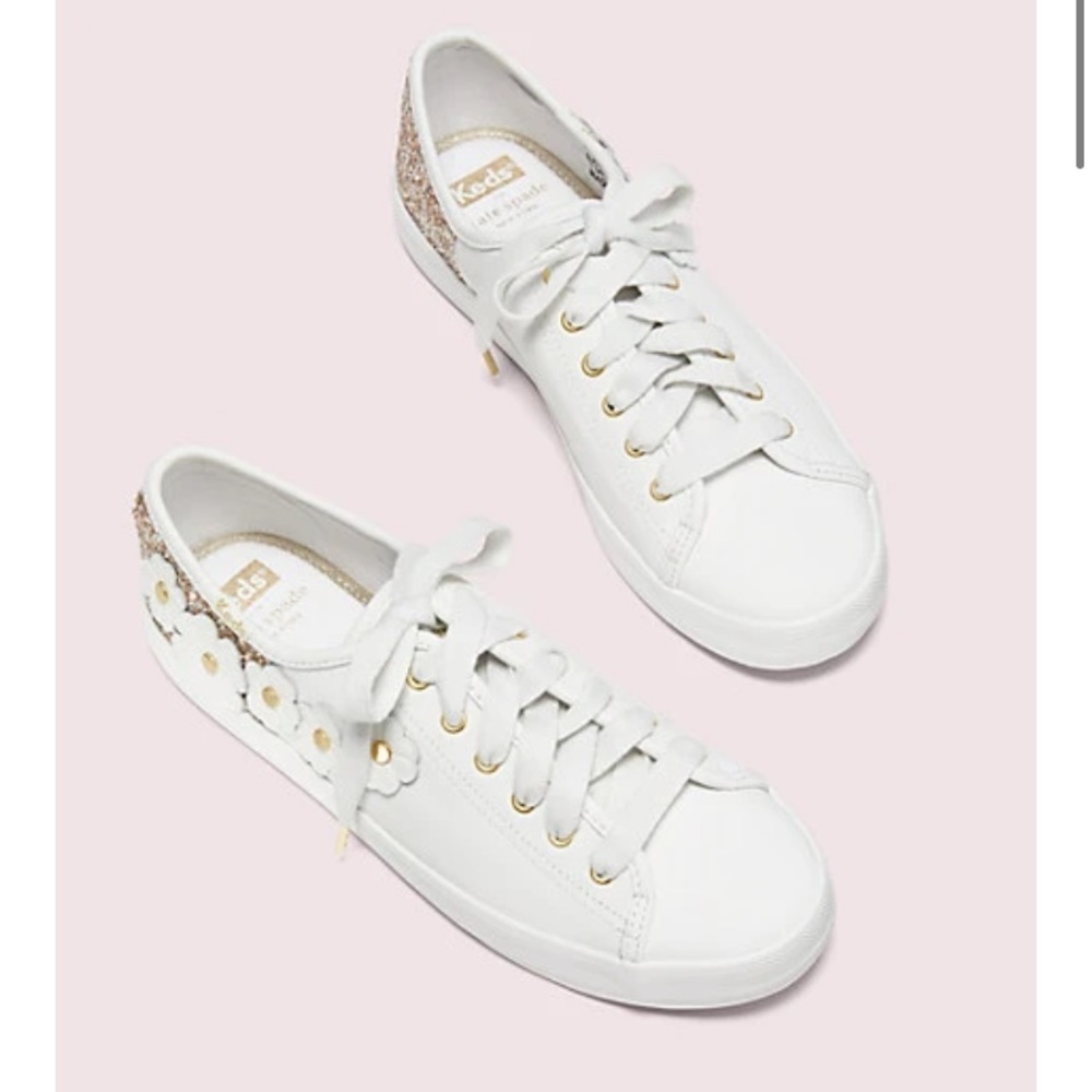 Keds x Kate Spade Kickstart Glitter Sneakers